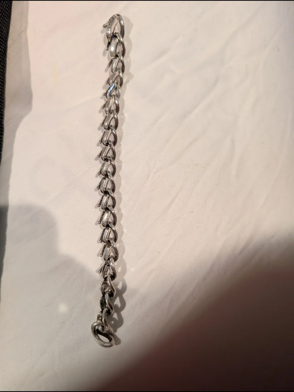 T&CO Sterling Chunky Link Bracelet - Silver